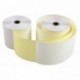 Exacompta Bobinas para calculadora 57x70x12x25-2 pliegues quimicos autocopiativos - Papel Color blanco, 7 cm, 57 mm 