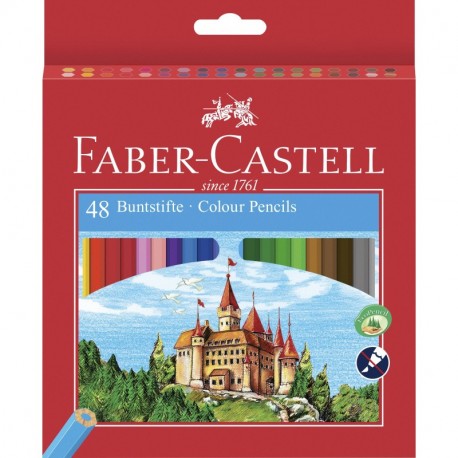 Faber-Castell Castle - Lápiz de color Madera, Multi 