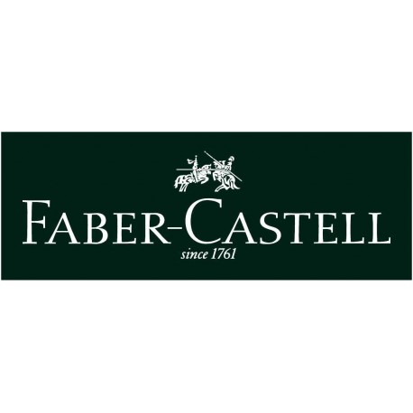Faber-Castell Basic 148522 - Pluma estilográfica punta EF, metal , color plateado mate