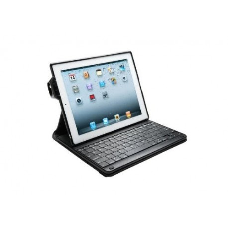 Kensington KeyFolio Secure Bluetooth QWERTZ Negro teclado para móvil - Teclados para móviles Negro, Mini, iPad 2, QWERTZ, Ba