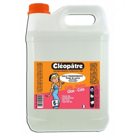 Cleopatre - CT5L - Pegamento Transparente - 5 Litros