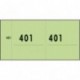 Sigel Express 76153 - Resguardos numerados del 1 al 1000, 53 x 105 mm , color verde