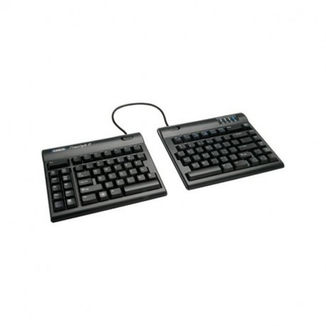 Kinesis Freestyle2 - Teclado USB, Oficina, AZERTY, Negro, PC/Server, Derecho 