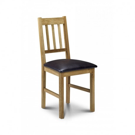 Julian Bowen Coxmoor - Juego de 2 sillas de madera de roble