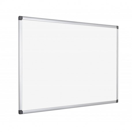 Bi-Office Maya - Pizarra blanca magnética con marco de aluminio, 1200 x 900 mm