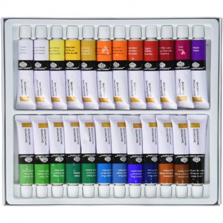 Royal & Langnickel - Témperas 12 ml, 24 unidades , multicolor