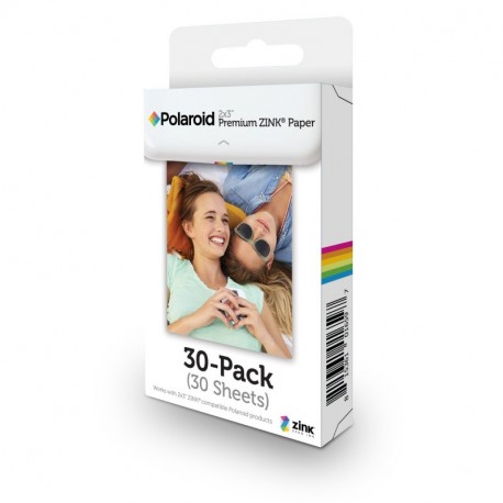 Polaroid Premium Zink Paper - Paquete de 30 papeles fotográficos, compatibles con Polaroid Snap Z2300, socialmatic y la impre