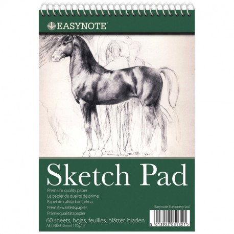 Easynote Sketch Pad, Cuaderno de Dibujo A5, Surtido: Modelos Aleatorios