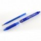 Pilot FriXion Clicker - Bolígrafo roller de tinta borrable incluye 3 recargas , color azul