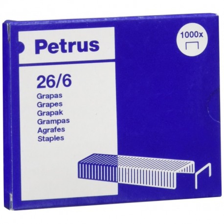 Petrus 26/6 - Caja de 1000 grapas