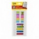 Post-It Ruler - Juego de banderitas y regla de plástico de 16 mm 180 unidades, varios tamaños , multicolor