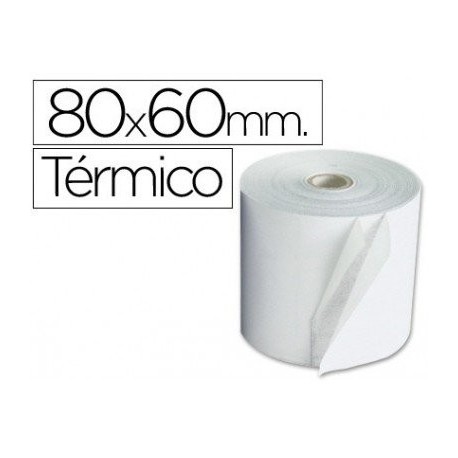 Pack 8 Rollos Papel Termico 80mm X 60mt