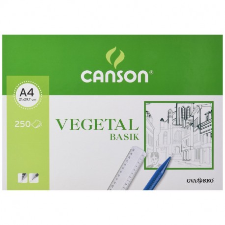 Guarro Canson 200406219 - Papel vegetal, 250 hojas, A4, 90 g