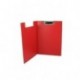 Brockhoff - Portapapeles con clip, DIN A4, con tapa, color rojo