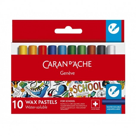 Caran D-Ache 3628729031 - Ceras pastel acuareable caran dache 10 uds. 