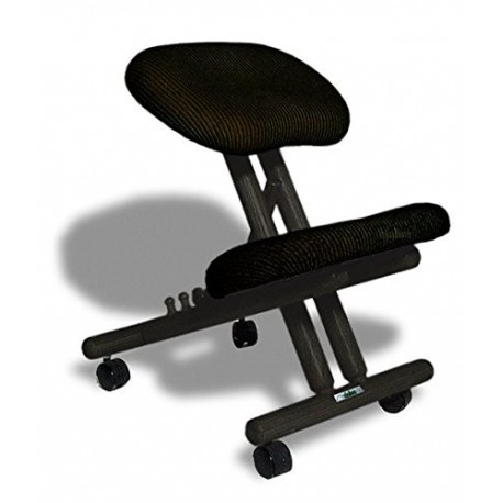 Cinius Silla ergonómica profesional color negro sin respaldo