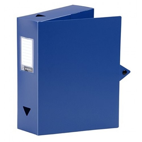 Viquel Class Doc – Caja para archivar polipropileno, ancho 80 mm, color azul