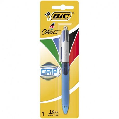 BIC 4 Colores Grip - Bolígrafo