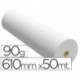 Fabrisa 7610509 - Rollo de papel para plóter, 90 g, 610 mm x 50 m, Unidades contenidas: 1