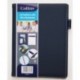 Collins - Carpeta tamaño A5 con cuaderno, color azul