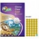 Tico GL4-3627.Caja de 5000 etiquetas adhesivas en papel oro,ovaladas 36 x 27 mm