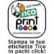 Tico PC4-36 - Etiquetas de poliéster, caja de 100 hojas, A4, diámetro 36 mm, transparente brillante