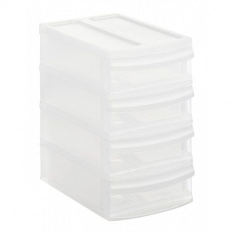 Rotho Systemix 1147096096 - Cajón archivador de plástico, tamaño XS 19,6 x 14,1 x 23,3 cm 