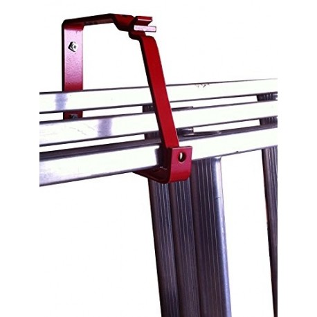 Horizon Ladders-Online - Soporte de seguridad para escaleras compatible con la mayoría de escaleras extensibles de 2 y 3 sec