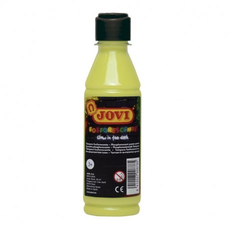 Jovi - Fosforescente témpera, 250 ML, Color Amarillo 51902 