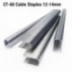 Tacwise Z3 4 en 1 - Grapadora / clavadora manual ligera para clavos y pins de 180, grapas de tipo 53 y cables de CT-60