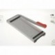 Genie GH 40 - Guillotina metálica para papel DIN A4, capacidad para 6 hojas , color gris y rojo