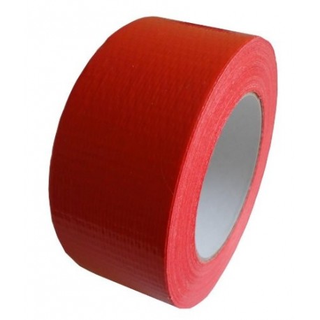 Livepac Office - Rollo de cinta americana 50 m x 48 mm , color rojo