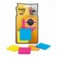 Post-it Super Sticky Full Adhesive Notes - Taco de notas adhesivas 8 unidades, 25 notas, 50,8 x 50,8 mm , diseño de esquinas