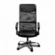 Silla de oficina ejecutiva con ruedas silla de escritorio giratoria en color negro Silla con Respaldo Transpirable - 64 cm x 