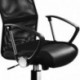 Silla de oficina ejecutiva con ruedas silla de escritorio giratoria en color negro Silla con Respaldo Transpirable - 64 cm x 