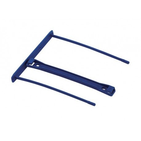 Bankers Box CRC 00898 - Fasteners de plástico Pro clip, 100 mm, azul