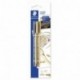 Staedtler 8323-S BK2. Rotuladores metálicos de colores. Blíster con 2 unidades, dorado y plateado.