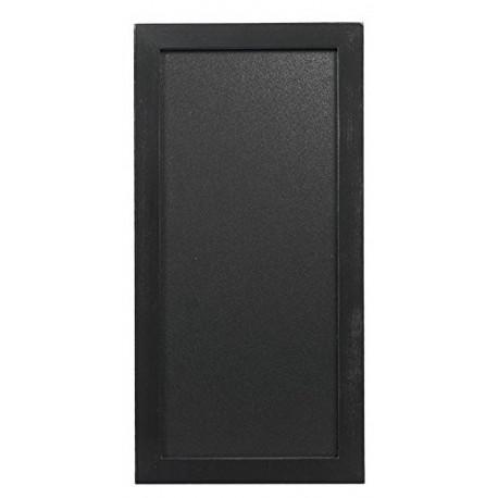 Securit Woody - Pizarra de pared enmarcada 20 x 40 cm, vinilo, para tiza y rotulador de pizarra, incluye rotulador , color n