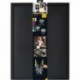 Securit Woody - Pizarra de pared enmarcada 60 x 80 cm, vinilo, para tiza y rotulador de pizarra , color negro