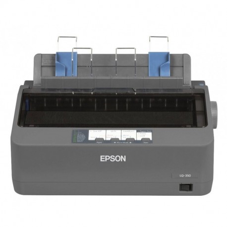 Epson LQ-350 - Impresora matricial 24 pines, USB 2.0, 200-240 V , color gris