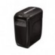 Fellowes 60Cs - Destructora trituradora de papel, color negro, 10 hojas