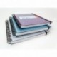 Pukka Pad Metallic - Cuaderno ejecutivo de espiral doble 3 unidades, A4, 200 hojas microperforadas, 80 g/m², con margen, 5 s