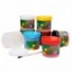 Alpino DM000921 - Set de temperas de 7 unidades de 40 ml cada uno, uso escolar color brillante y cubriente