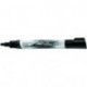 Bic Velleda - Rotulador de tinta líquida para pizarra blanca borrado en seco, caja de 12 unidades , color negro