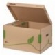 Esselte Eco 623918 - Caja para archivar con tapa 80/100 mm , color marrón