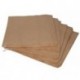 Swoosh Supplies - Lote de 100 bolsas de papel, color marrón