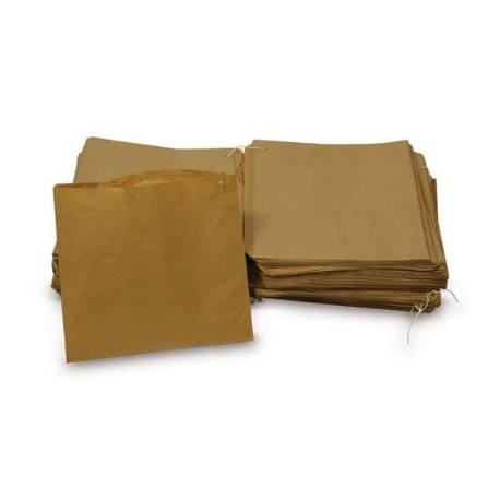 Swoosh Supplies - Lote de 100 bolsas de papel, color marrón