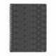 Leitz Cuaderno A4, Con Rayas, Encuadernación Wire-O, Retro Chic, Gris Oscuro, 45900089