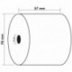 Exacompta 40592E - Rollo de papel para calculadora 10 unidades , color blanco