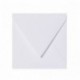 Paper24 25 Sobres cuadrados 120g Polar Blanco 160 x 160 mm 16 x 16 cm , con solapa triangular